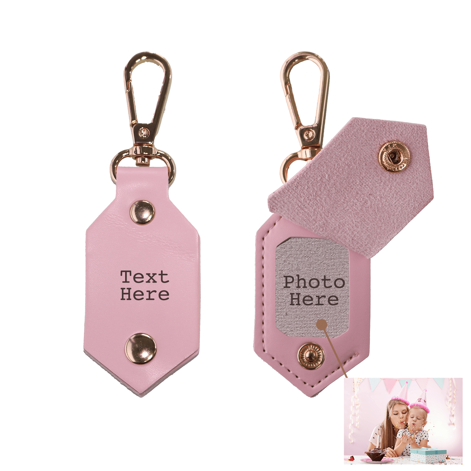 Personalized Picture Key Chains,Custom Keychain With Picture, Llaveros(Brown) Personalizados Customized Keychain Gifts For Women Boyfriend Husband Mens - uniqicon