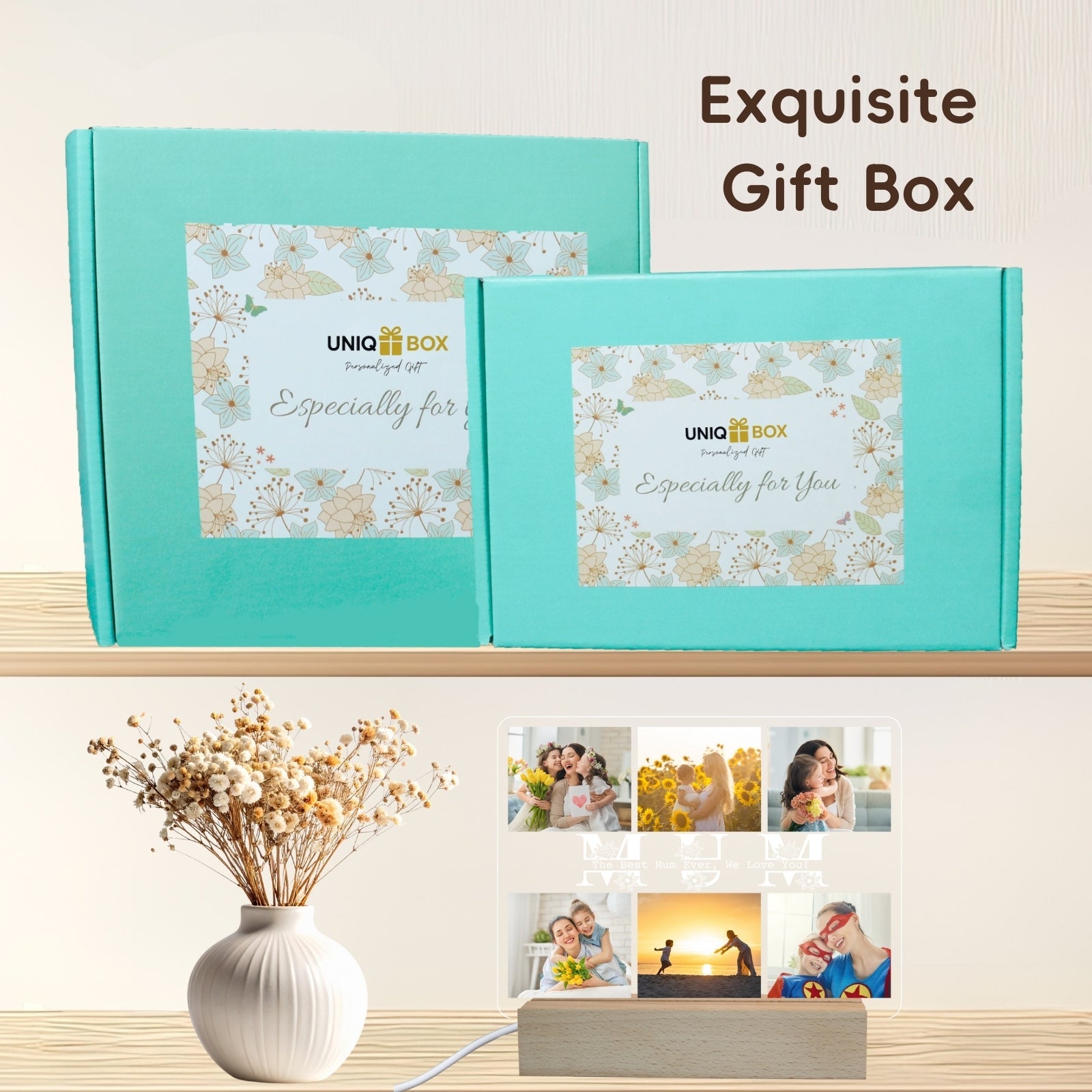 Best Gifts from Kids for Mum Birthday,Personalised Picture Mothers Day Photo Frames Multiple Pictures Mummy To Be Decorations,Presents On Her Mums Frame Gift Step Mother'S In Law - uniqicon