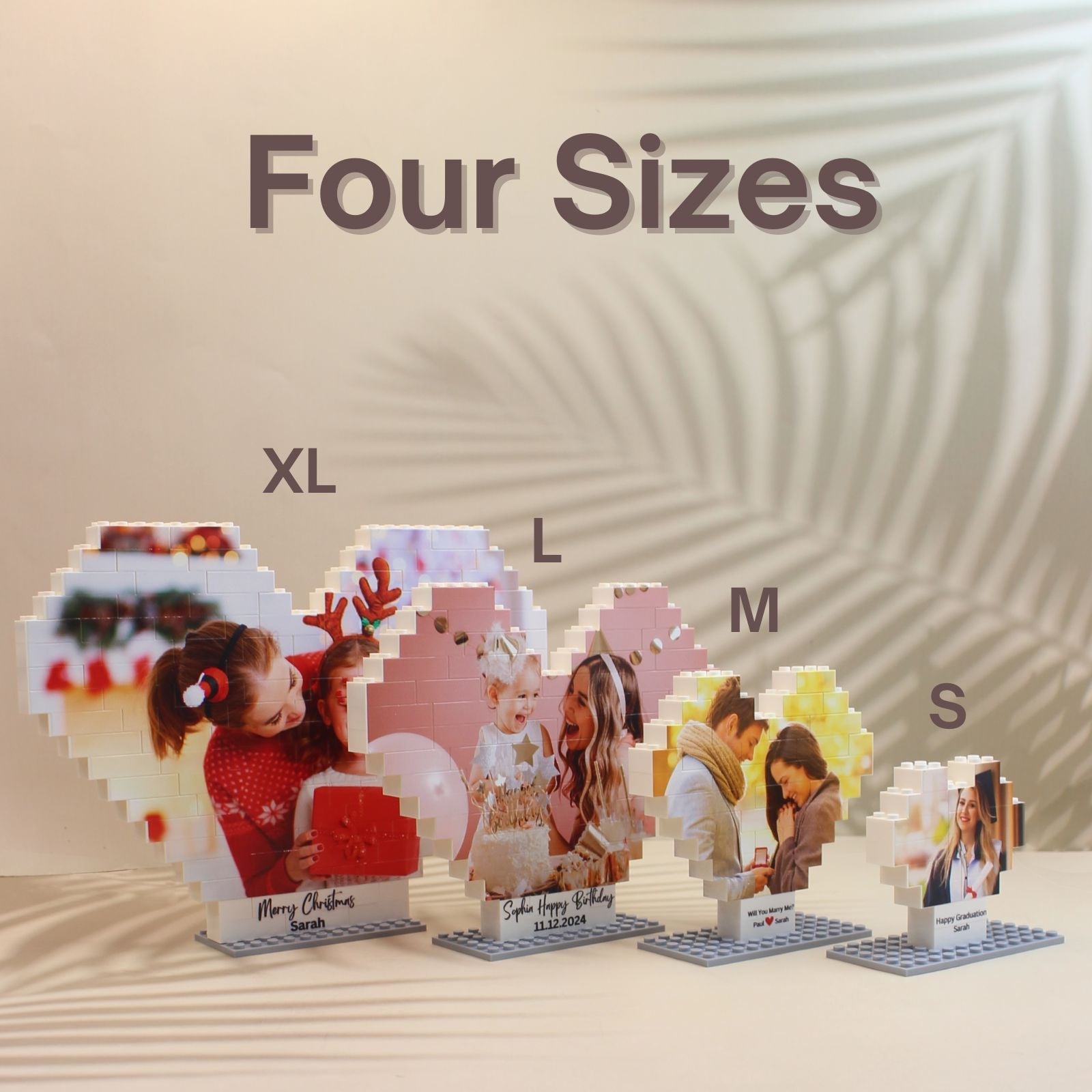 Personalised Photo Puzzle Building Brick Gift, Custom Picture Jigsaw Block, Customised DIY Valentine's Anniversary Birthday Funny Love Gifts for him couple her women dad Christmas fathers wedding day - uniqicon